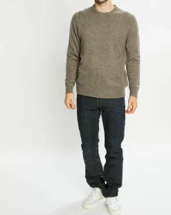 Homme Galeries Lafayette Pulls^Pull en Cachemire & Laine Meps col rond gris
