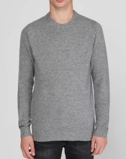 Pull en Cachemire & Laine Begood col rond gris-Galeries Lafayette Online