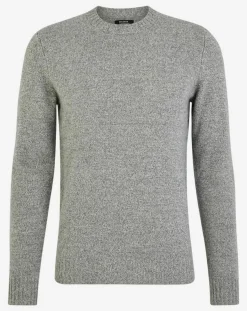 Pull en Cachemire & Laine Begood col rond gris-Galeries Lafayette Online