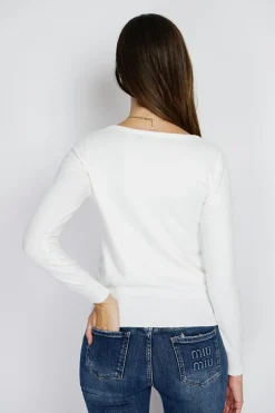 Femme Assuili Pulls^Pull en Cachemire mélangé col rond naturel