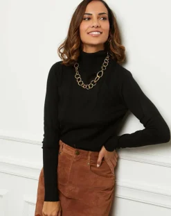 Femme Soft Cashmere Pulls^Pull en Cachemire mélangé Ilyana noir