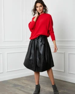 Femme Fleur de cachemire Pulls^Pull en Cachemire mélangé Lena rouge