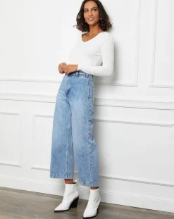 Femme Soft Cashmere Pulls^Pull en Cachemire mélangé Liah blanc