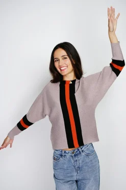 Femme Assuili Pulls^Pull en Cachemire mélangé ras du cou désert