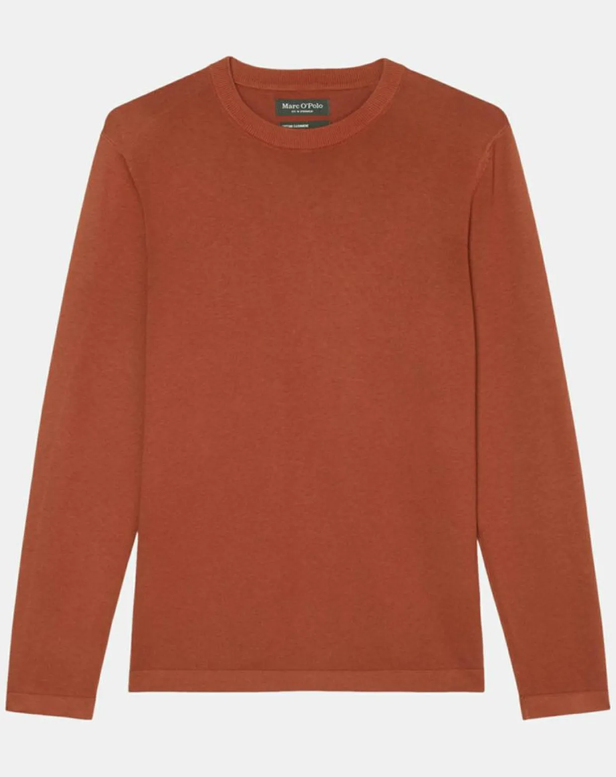 Pull en Coton & Cachemire brique-Marc O'Polo Clearance