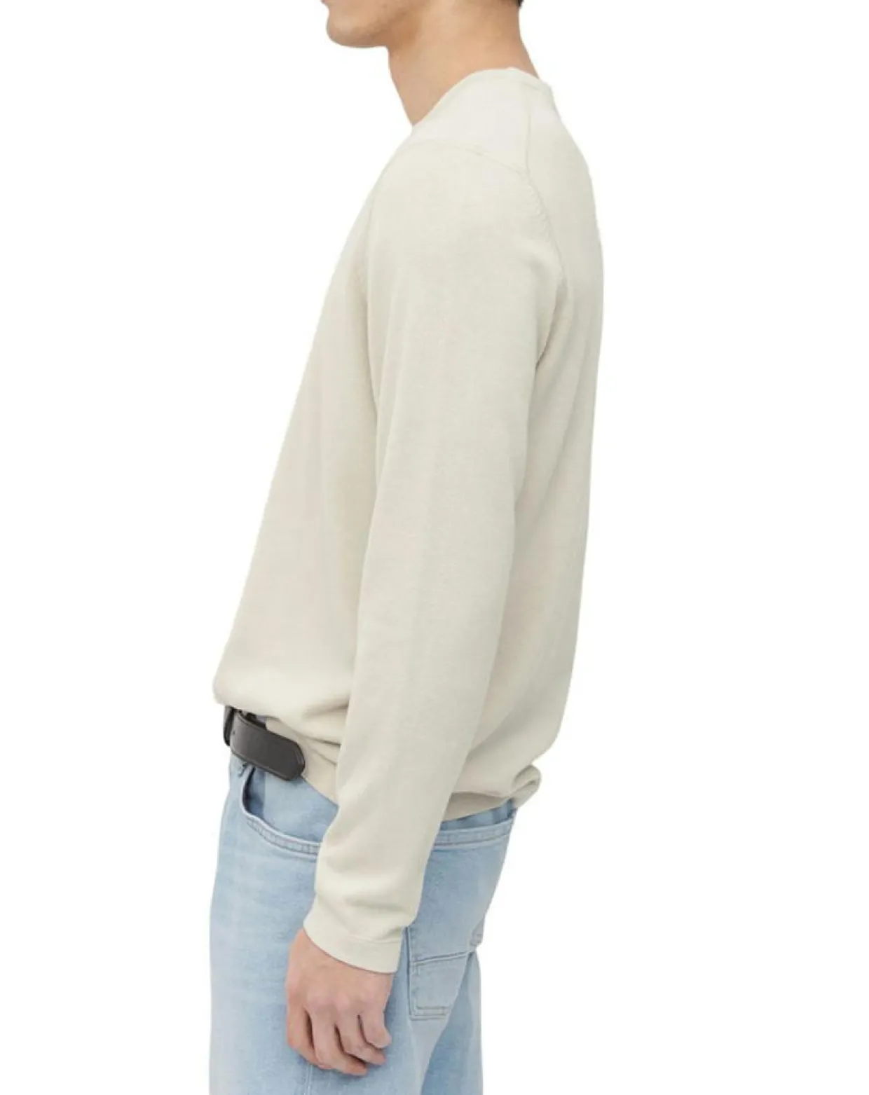 Pull en Coton & Soie beige-Marc O'Polo New