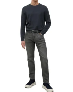 Pull en Coton & Soie bleu marine-Marc O'Polo Outlet
