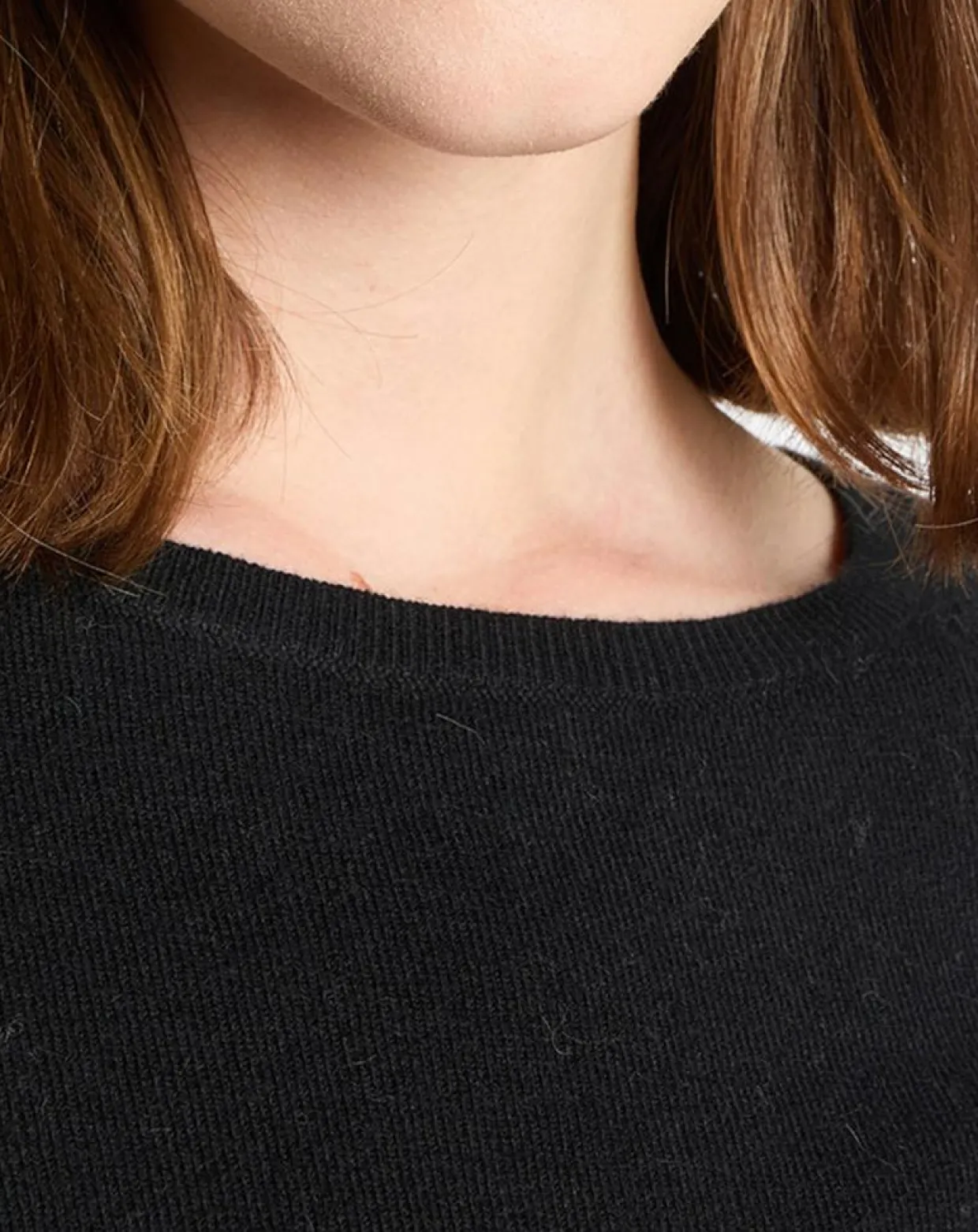 Pull en Coton, Laine & Alpaga mélangés Basique noir-Marc O'Polo Sale