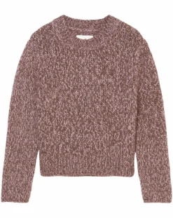 Femme Marc O'Polo Pulls^Pull en Laine & Alpaga mélangés marron