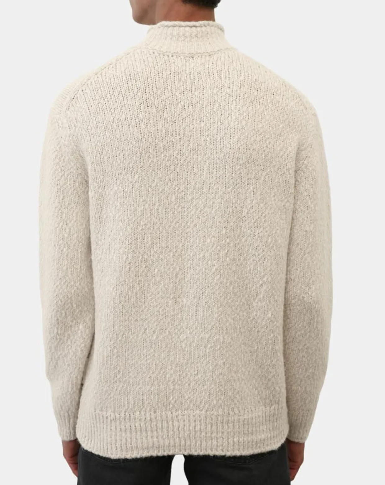 Homme Marc O'Polo Pulls^Pull en Laine & Alpaga mélangés Relax écru
