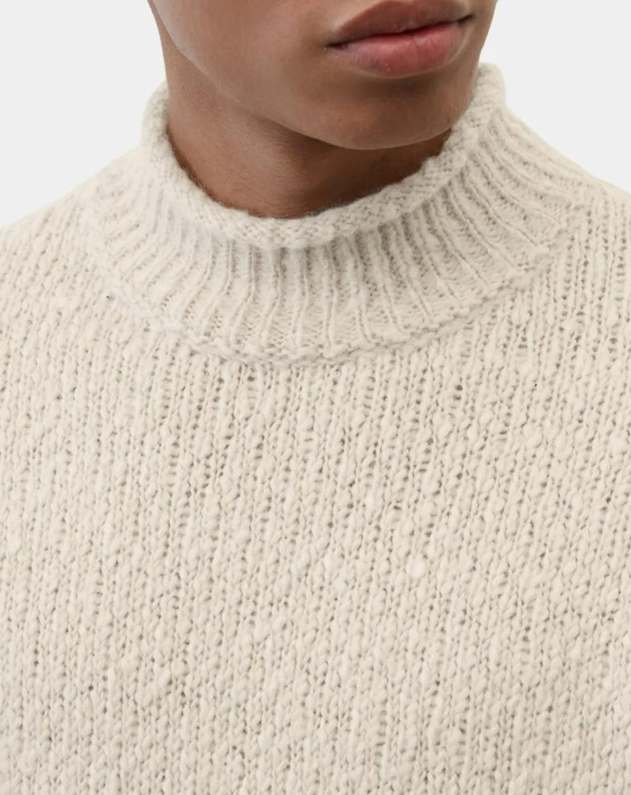 Homme Marc O'Polo Pulls^Pull en Laine & Alpaga mélangés Relax écru