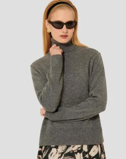 Femme Tara Jarmon Pulls^Pull en Laine & Alpaga Palia gris chiné