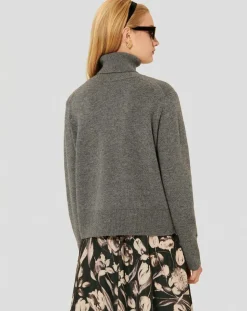 Femme Tara Jarmon Pulls^Pull en Laine & Alpaga Palia gris chiné