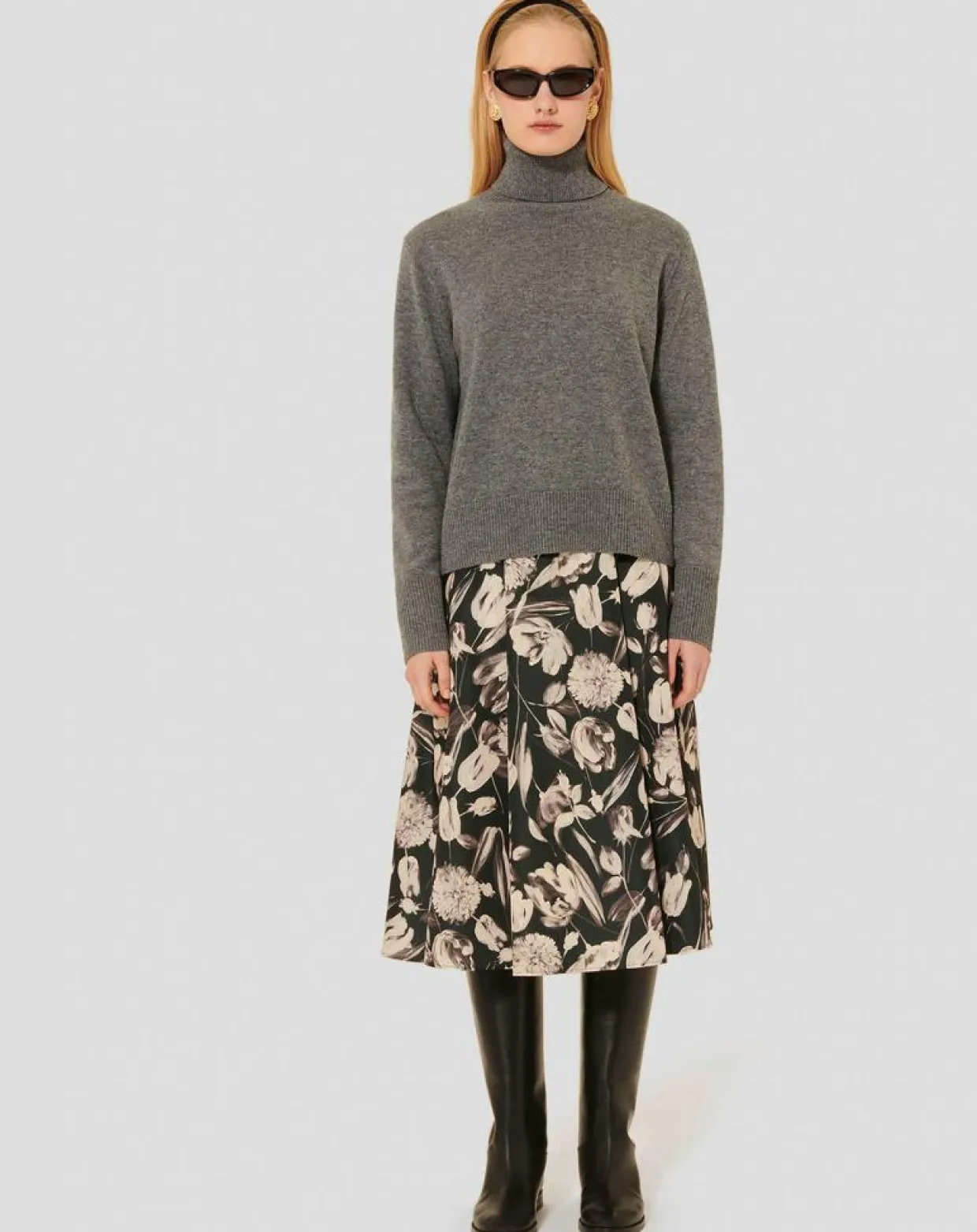 Femme Tara Jarmon Pulls^Pull en Laine & Alpaga Palia gris chiné