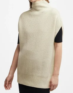 Pull en Laine & Cachemire col montant Shanghai écru-Galeries Lafayette