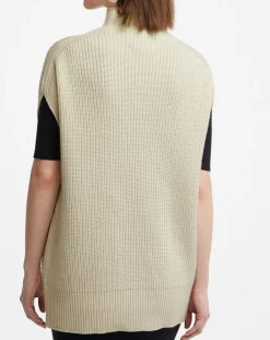 Pull en Laine & Cachemire col montant Shanghai écru-Galeries Lafayette