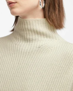 Pull en Laine & Cachemire col montant Shanghai écru-Galeries Lafayette