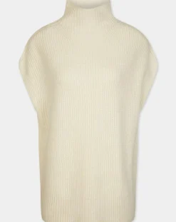 Pull en Laine & Cachemire col montant Shanghai écru-Galeries Lafayette