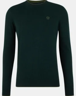 Homme North Sails Pulls^Pull en Laine & Cachemire mélangés col rond kaki