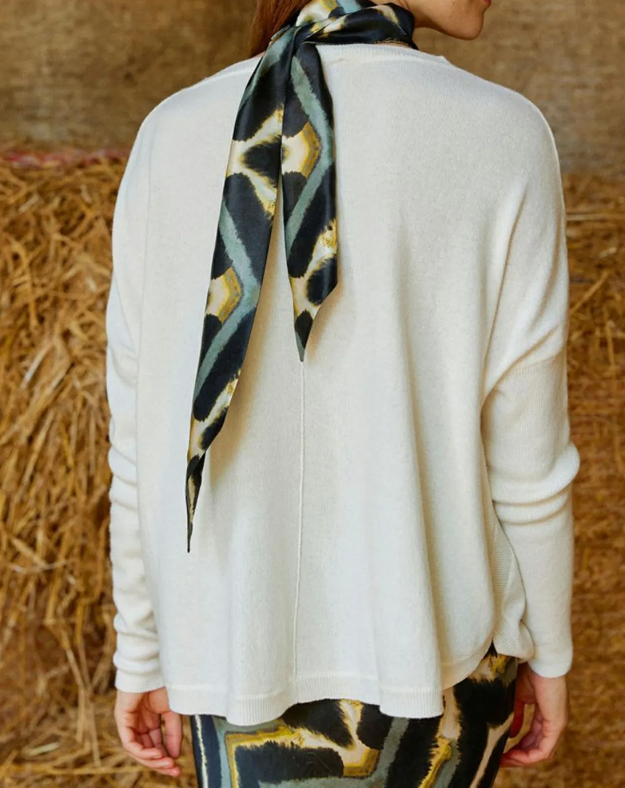 Pull en Laine & Cachemire mélangés Naos crème-Lauren Vidal Best