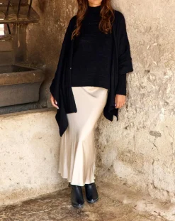 Pull en Laine & Cachemire Nox noir-Lauren Vidal