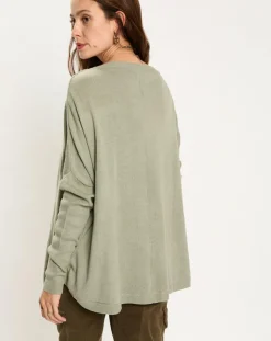 Pull en Laine & Cachemire mélangés Naos amande-Lauren Vidal