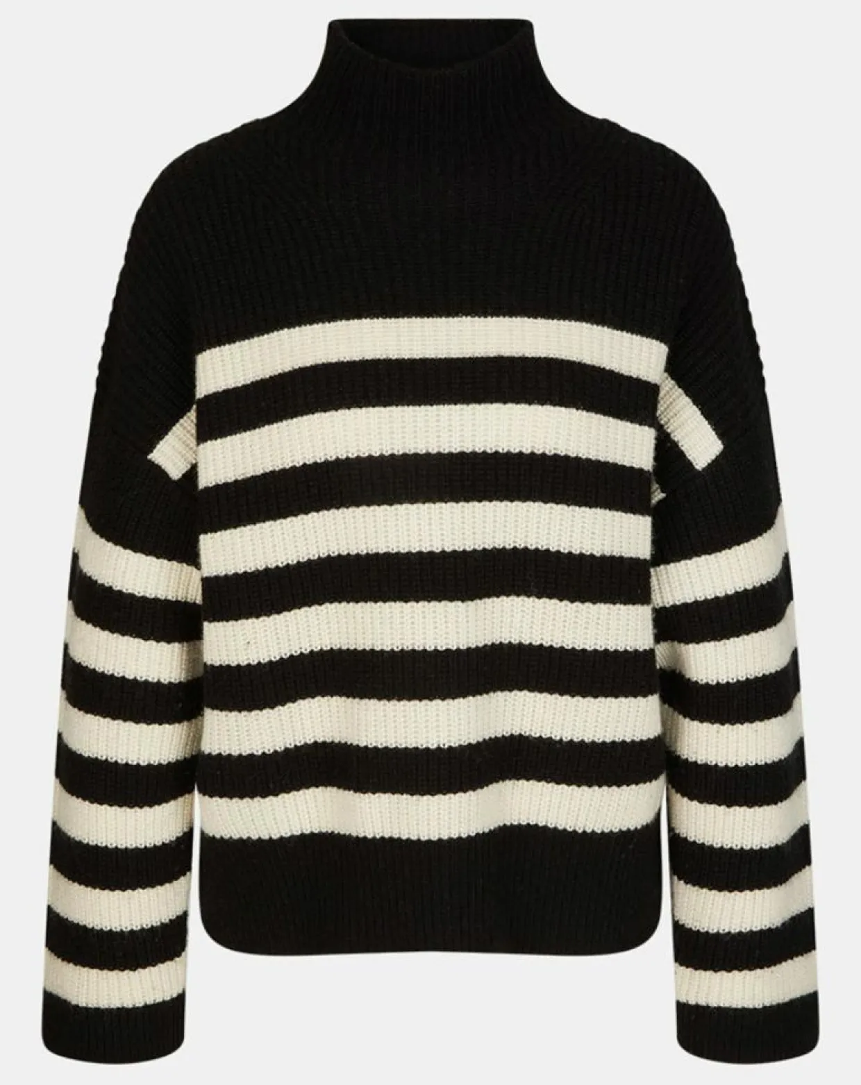 Femme Galeries Lafayette Pulls^Pull en Laine & Cachemire Sydney rayure noir