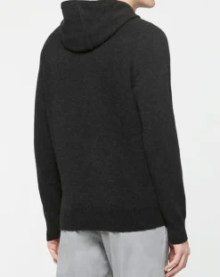 Homme Hackett London Pulls^Pull en Laine & Cachemire Hoodie noir