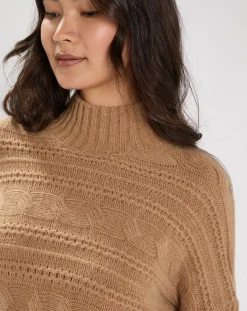 Femme Lauren Vidal Pulls^Pull en Laine & Cachemire Nox ocre