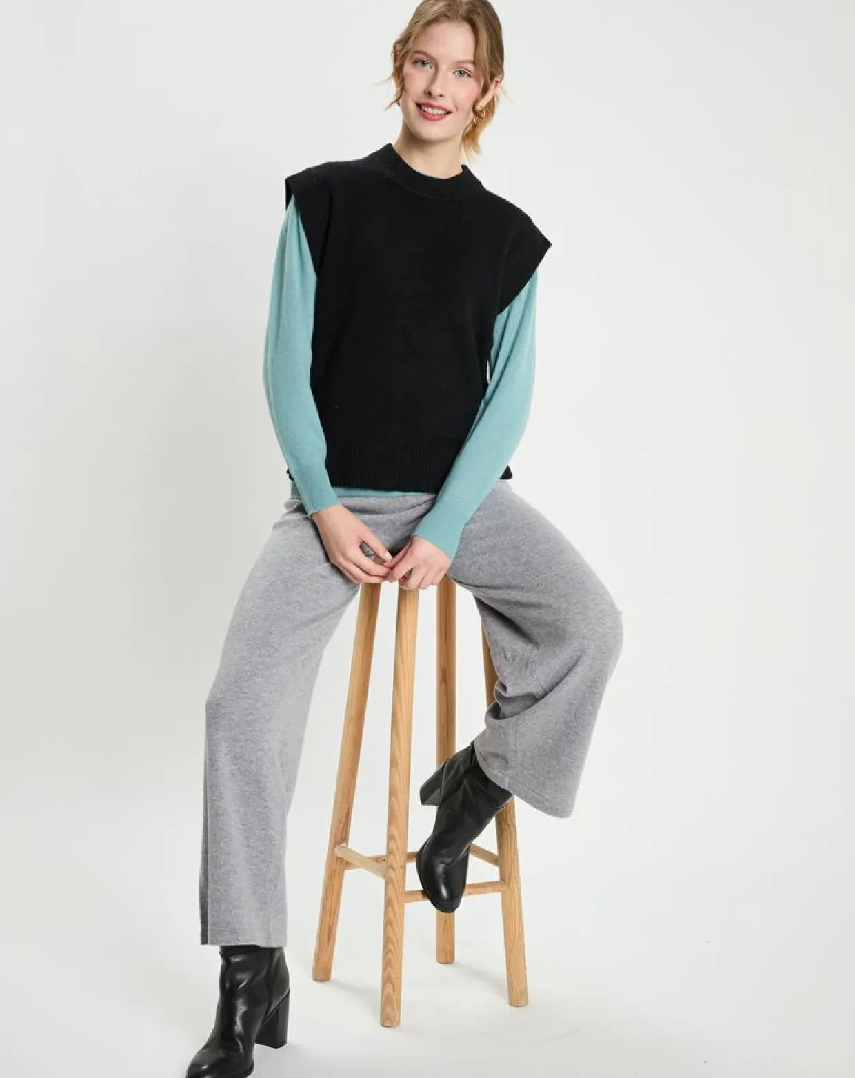 Femme Galeries Lafayette Pulls^Pull en Laine & Cachemire Solal noir