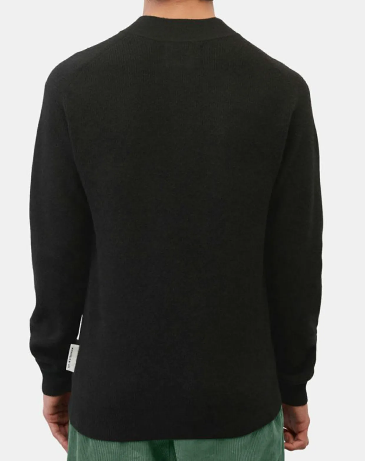 Pull en Laine & Coton à boutons noir-Marc O'Polo