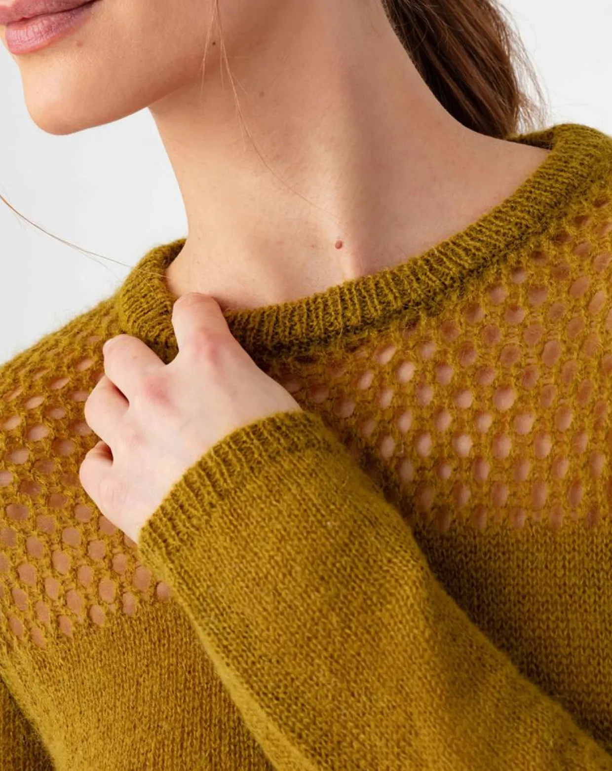 Femme Indies Pulls^Pull en Laine & Mohair mélangés Cleo curry