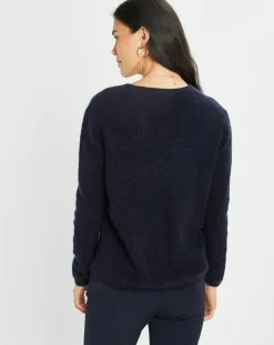 Femme Lauren Vidal Pulls^Pull en Laine & Mohair mélangés Seven encre