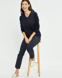 Femme Lauren Vidal Pulls^Pull en Laine & Mohair mélangés Seven encre