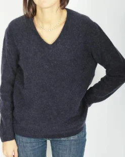 Femme Lauren Vidal Pulls^Pull en Laine & Mohair mélangés Seven encre