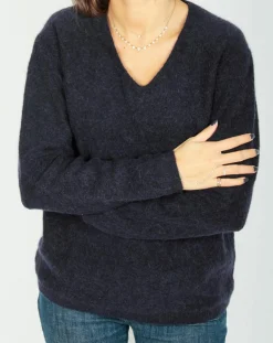 Femme Lauren Vidal Pulls^Pull en Laine & Mohair mélangés Seven encre