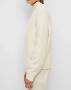 Femme Marc O'Polo Pulls^Pull en Laine bouclée col cheminé écru