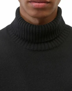 Homme Marc O'Polo Pulls^Pull en Laine d'Agneau mélangée noir