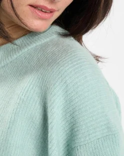 Pull en Laine mélangée & Alpaga bleu clair-Marc O'Polo Outlet