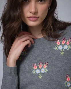 Pull en Laine mélangée BCBG gris-Manoush Sale
