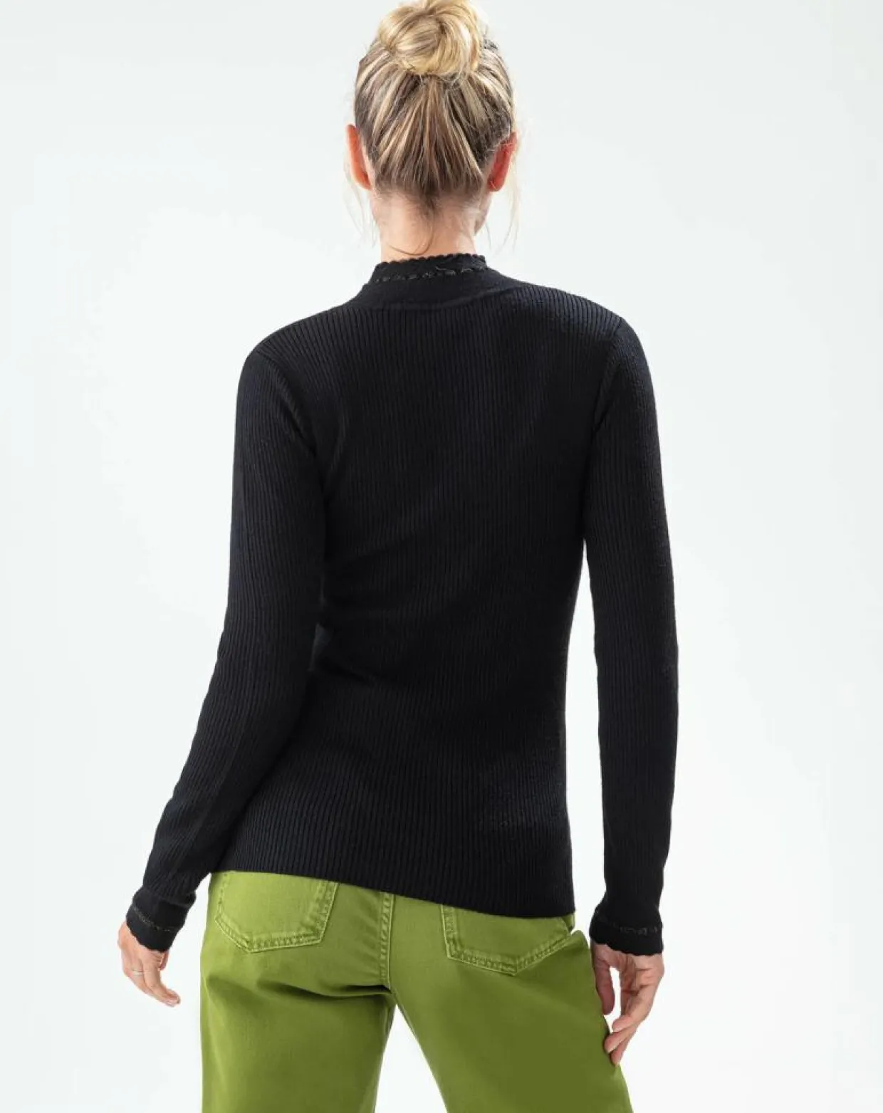 Femme Indies Pulls^Pull en Laine mélangée Caroline noir