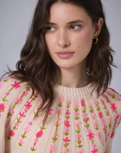 Femme Manoush Pulls^Pull en Laine mélangée Claudine nude