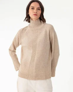 Pull en Laine mélangée Conrad beige-Indies Outlet