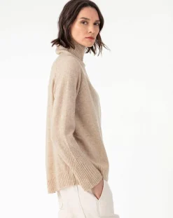 Pull en Laine mélangée Conrad beige-Indies Outlet