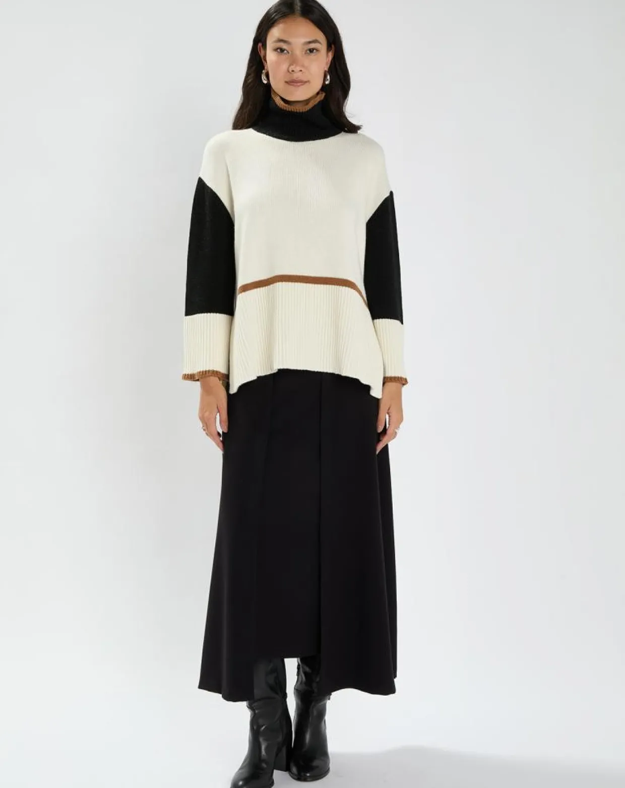 Pull en Laine mélangée Doll crème-Lauren Vidal