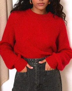 Pull en Laine mélangée Givre rouge-Garance Paris Best