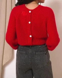 Pull en Laine mélangée Givre rouge-Garance Paris Best