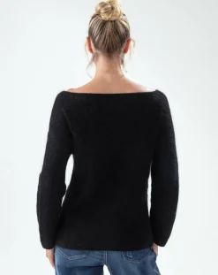 Femme Indies Pulls^Pull en Laine mélangée Harmonie noir