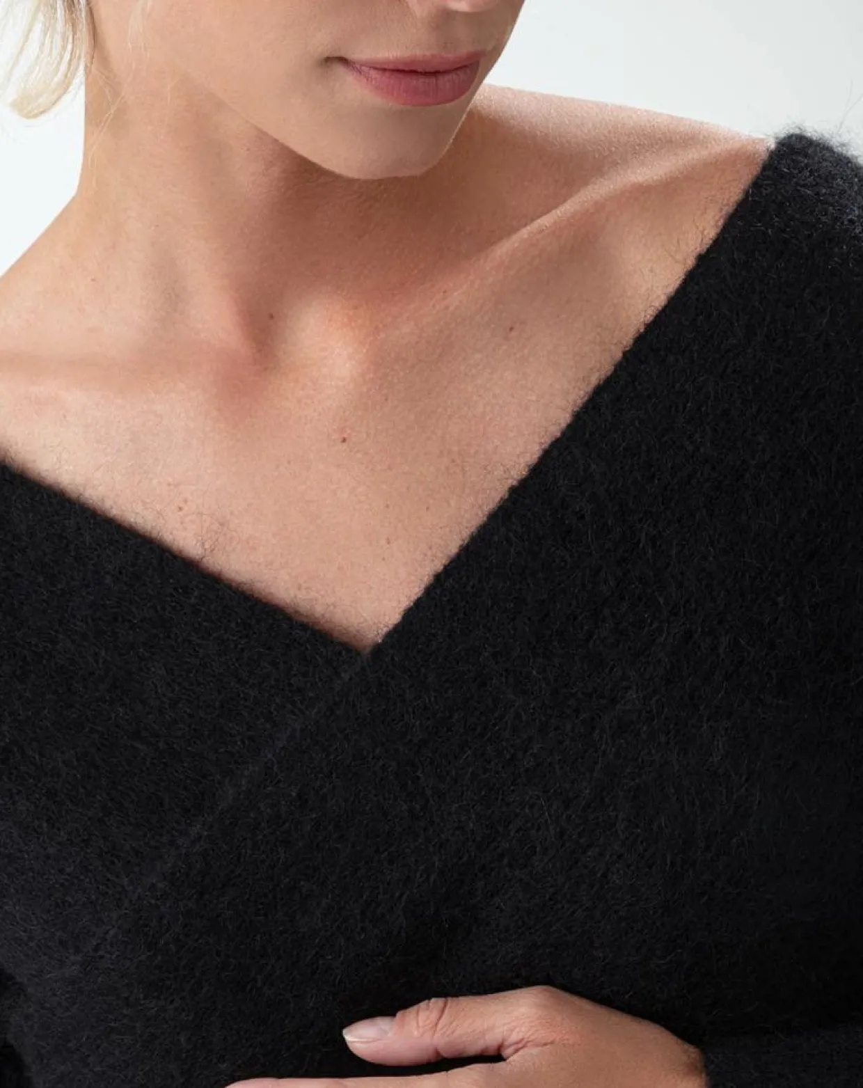 Femme Indies Pulls^Pull en Laine mélangée Harmonie noir