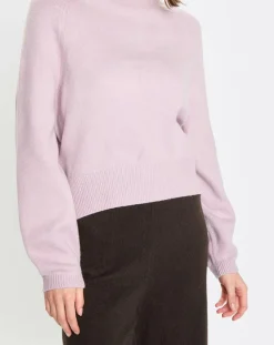 Femme Marc O'Polo Pulls^Pull en Laine mélangée manches raglans violet clair
